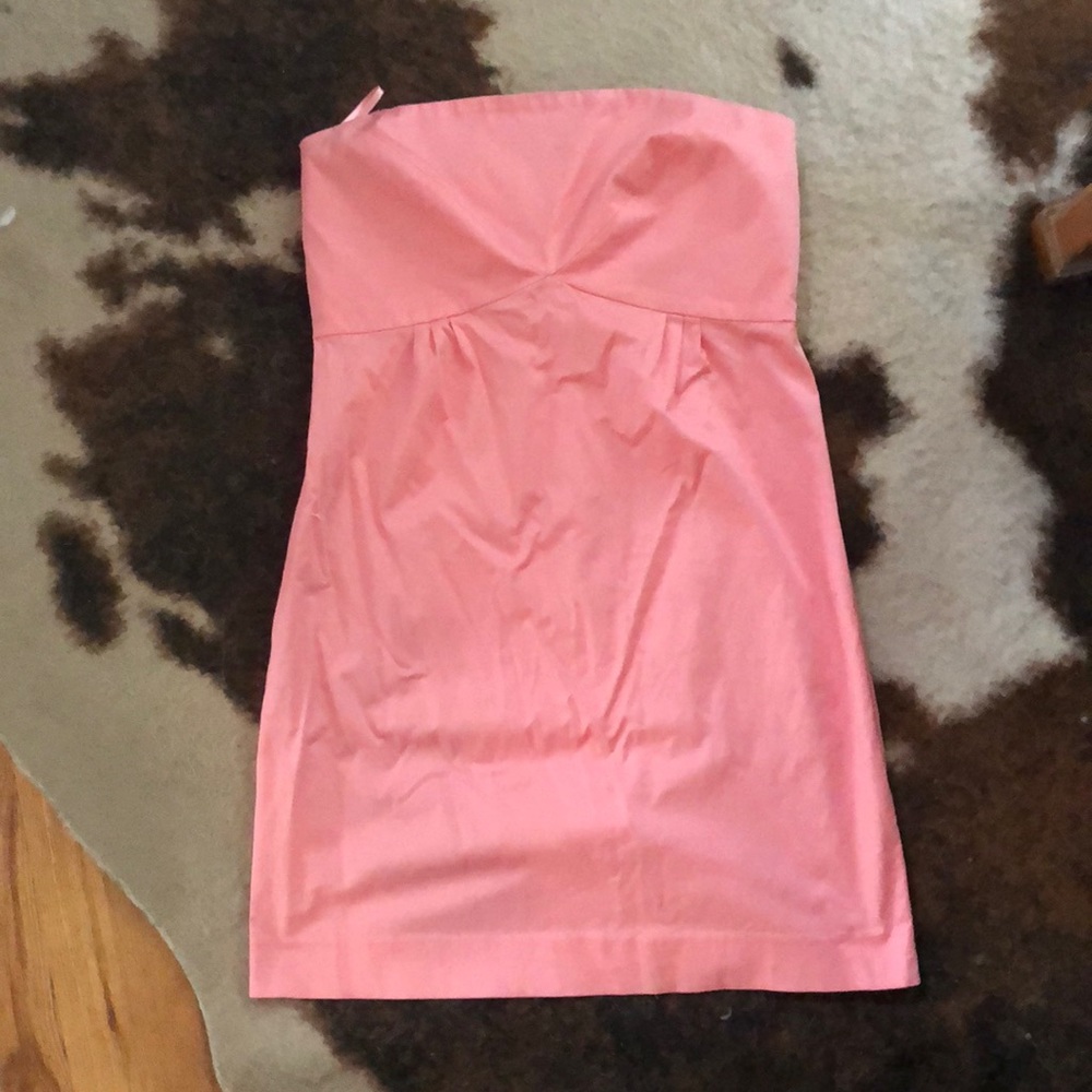 Strapless cocktail dress